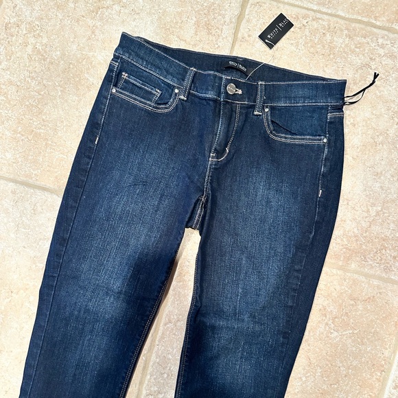 White House Black Market Noir Cropped Jeans - Picture 3 of 4